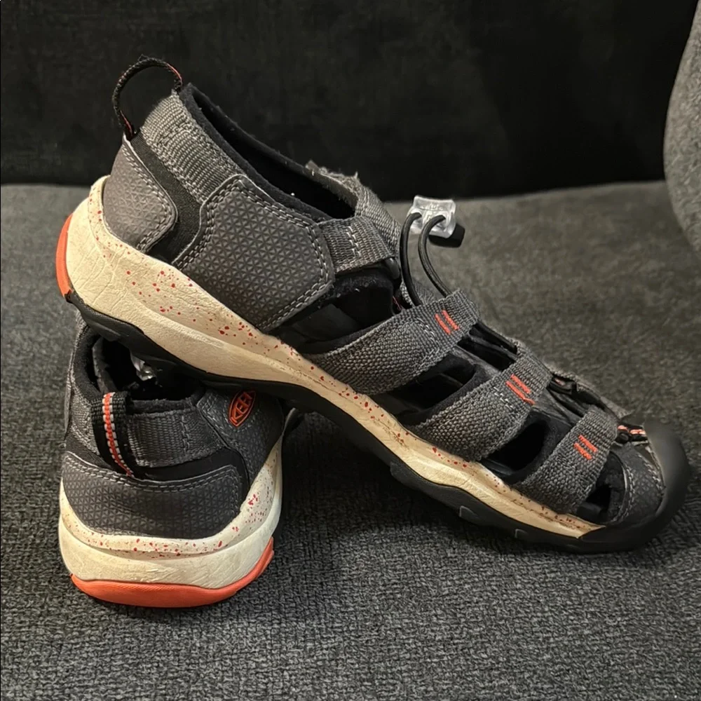 Keen Kids Black and Red Outdoor Sandals